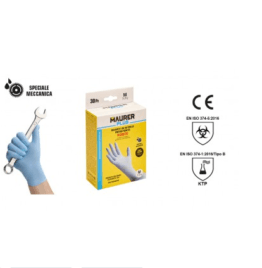 Guanti in  Nitrile Resistente  "Forte" "S" Maurer Plus