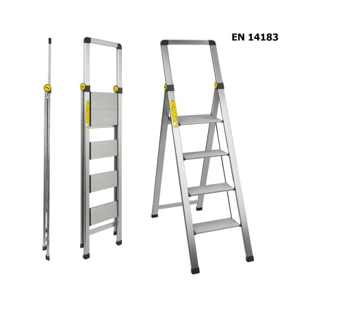 Sgabello Alluminio "Slim Step Alu"