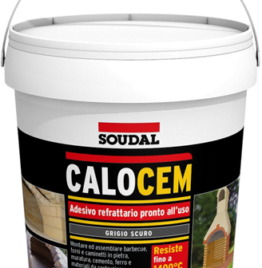 Adesivo Refrattario "CALOCEM GRIGIO SCURO " SOUDAL