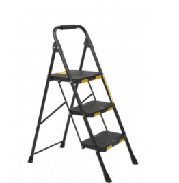 Sgabello Acciaio/Plastica  " LARGE STEEP " MAURER 4 gradini